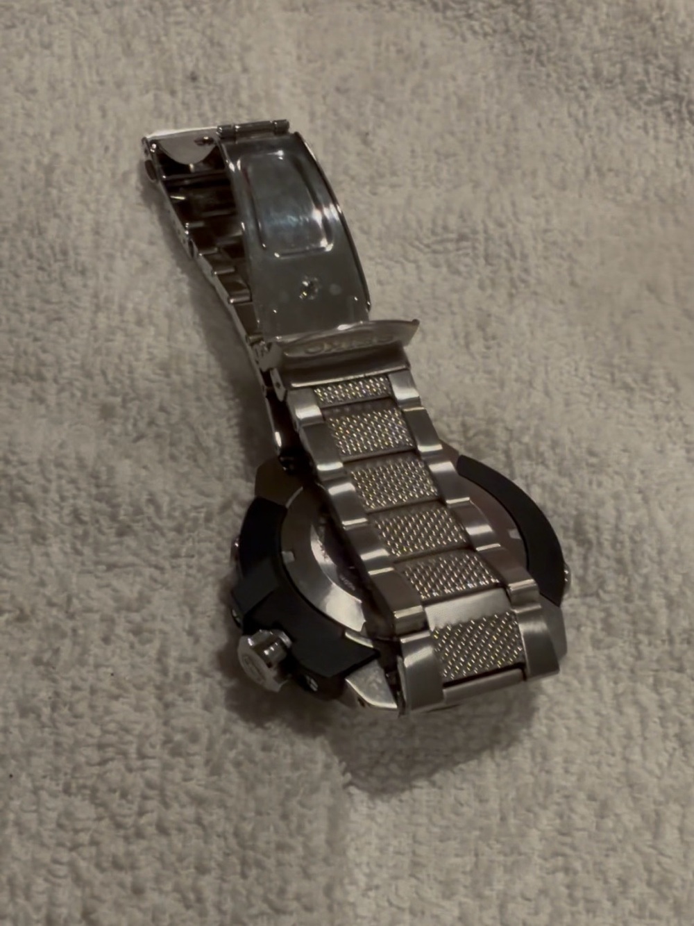 Seiko Silver and Black Sports Diver Watch Monster Family - Picture 2 of 3
